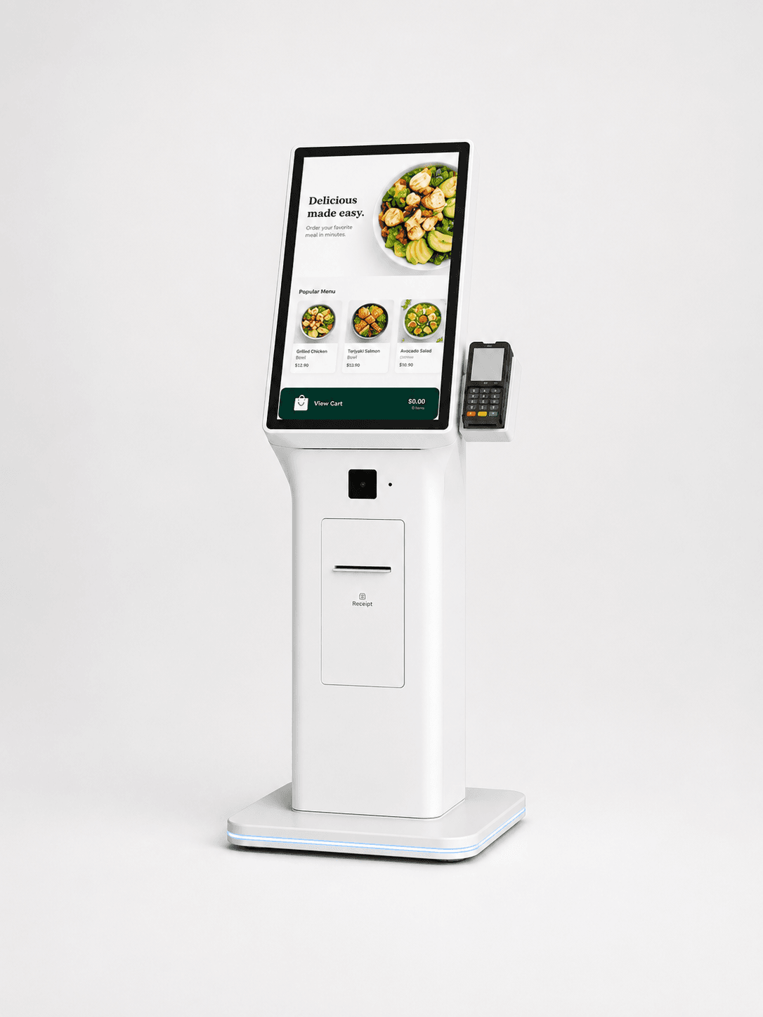 Kiosco Self Service de 22 pulgadas con pantalla táctil Full HD para cafeterías de hotel